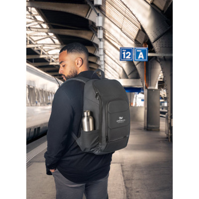 TOULON. 600D recycled polyester high-density water-resistant notebook backpack 16